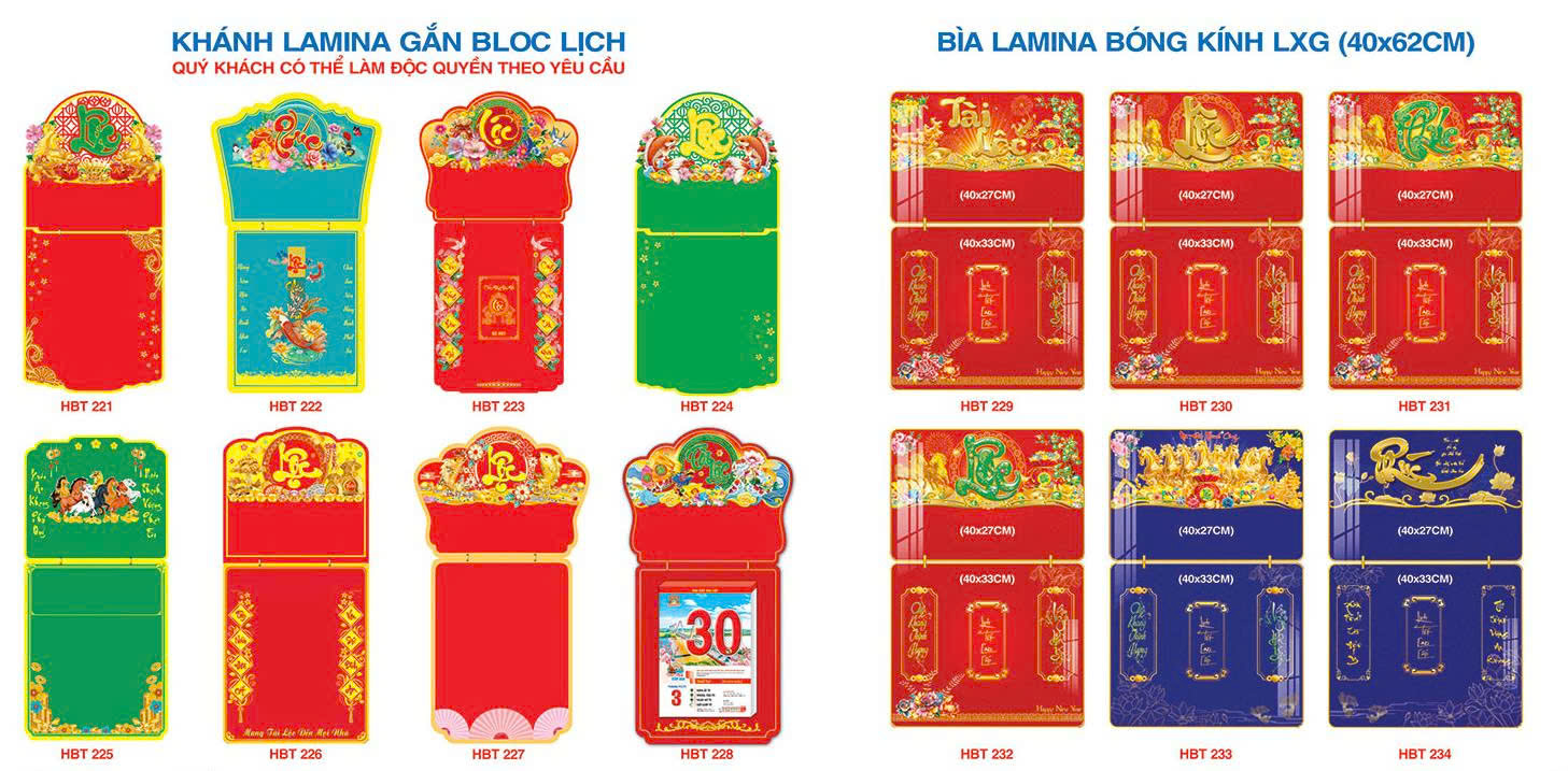In lịch bàn, lịch block, lịch theo yêu cầu biên hòa đồng nai
